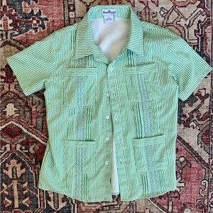 BlueQuail Kids' Short-Sleeve Button-Down Shirt